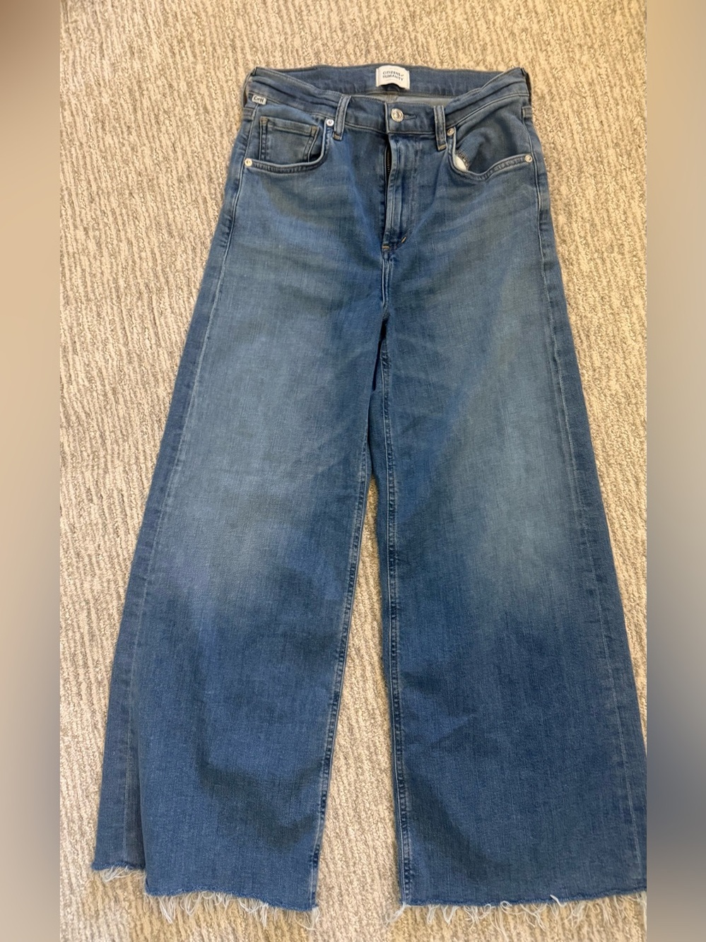 Citizens Of Humanity Lyra Wide-Leg Cropped Jeans